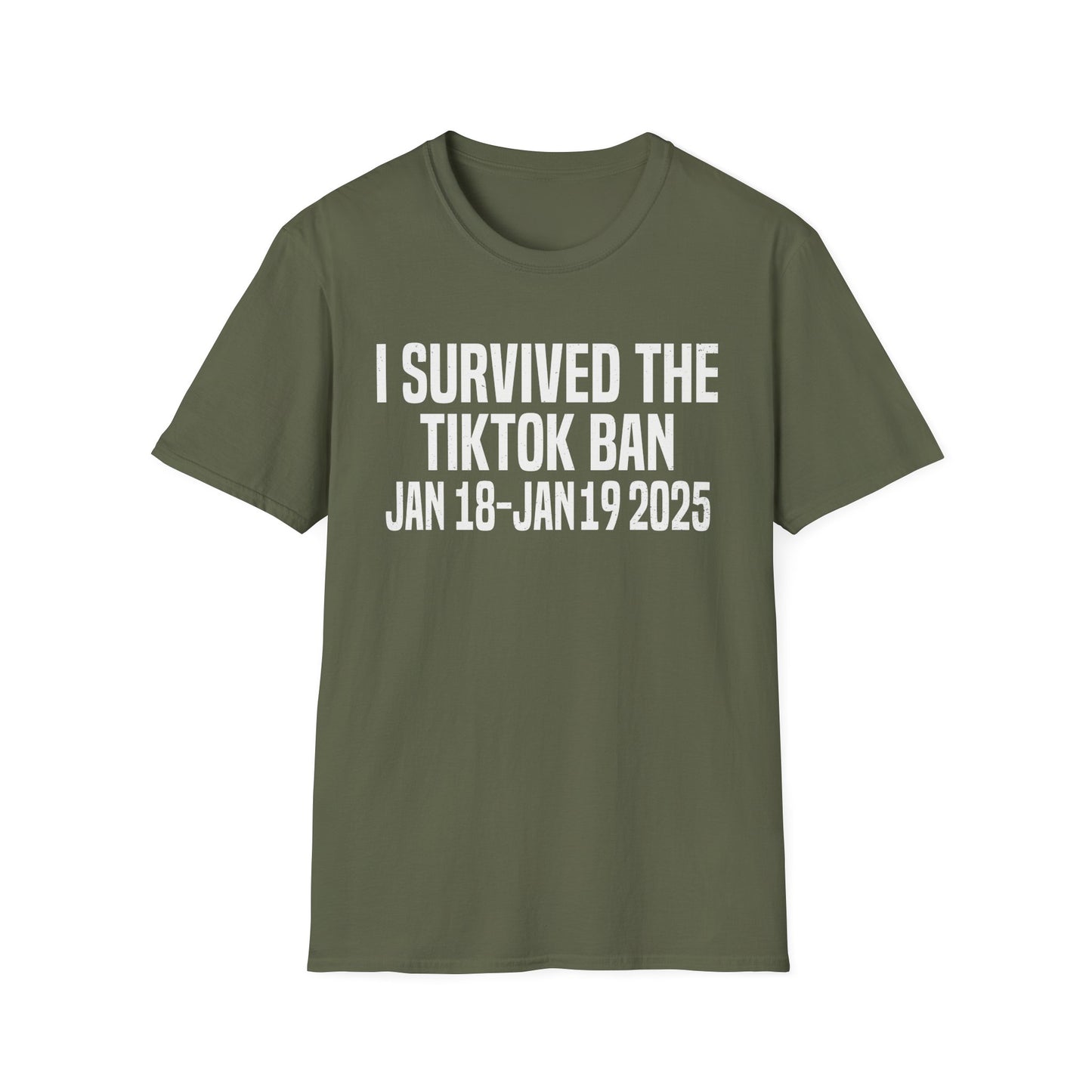 I Survived The TikTok Ban Jan 18–Jan 19, 2025 T-Shirt – TikTok Fan Apparel