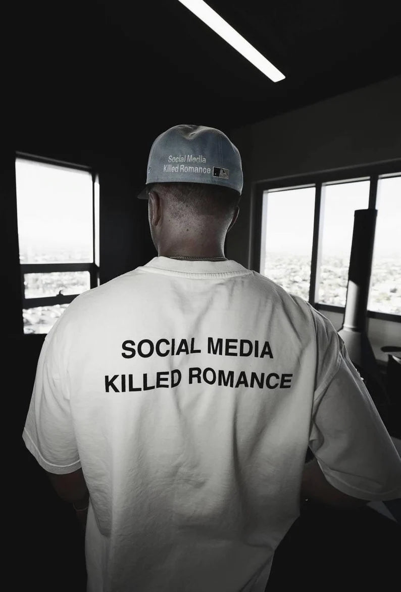 Social Media Killed Romance (On Back) T-Shirt