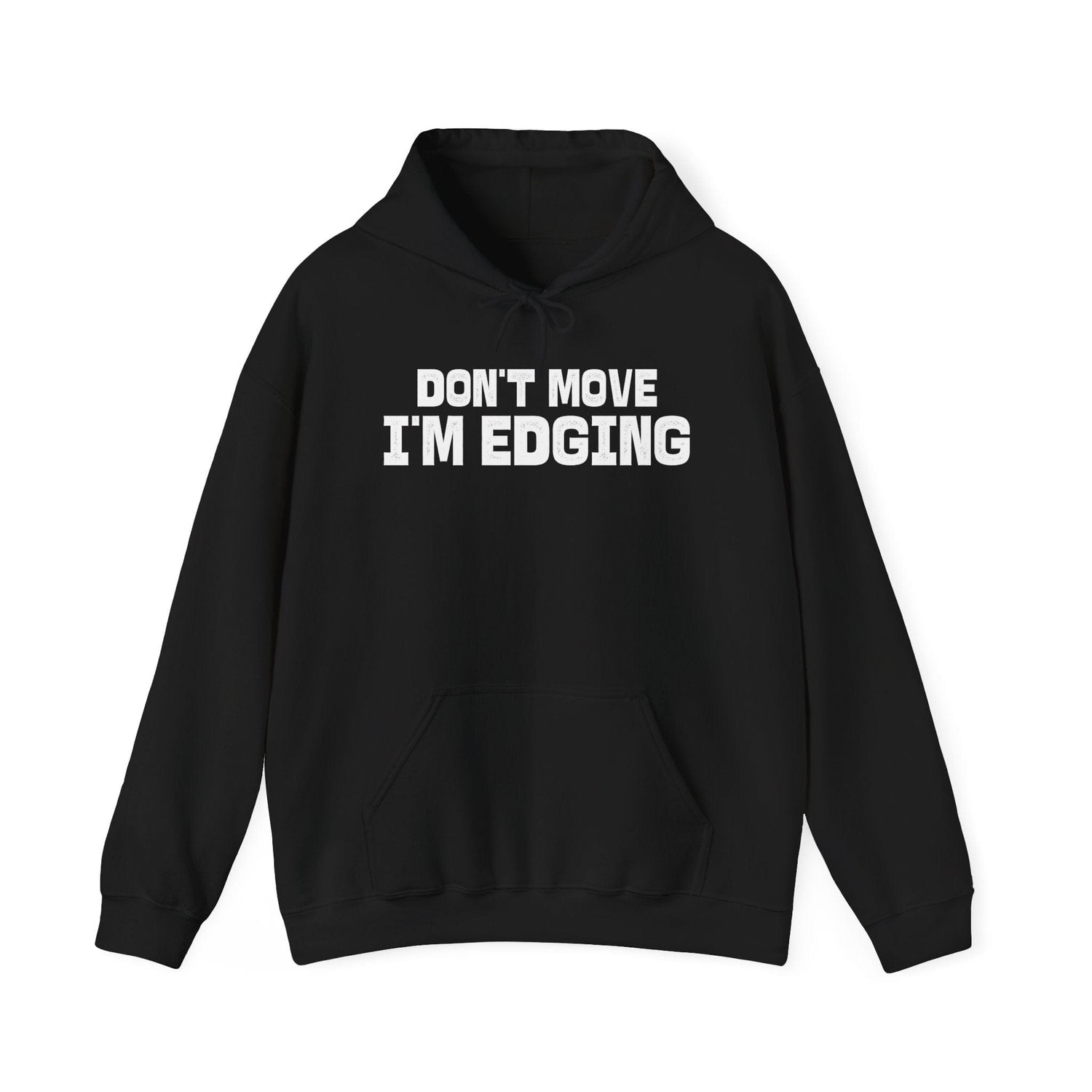 DragonMerch Hoodie Black / S Don’t Move I’m Edging Hoodie