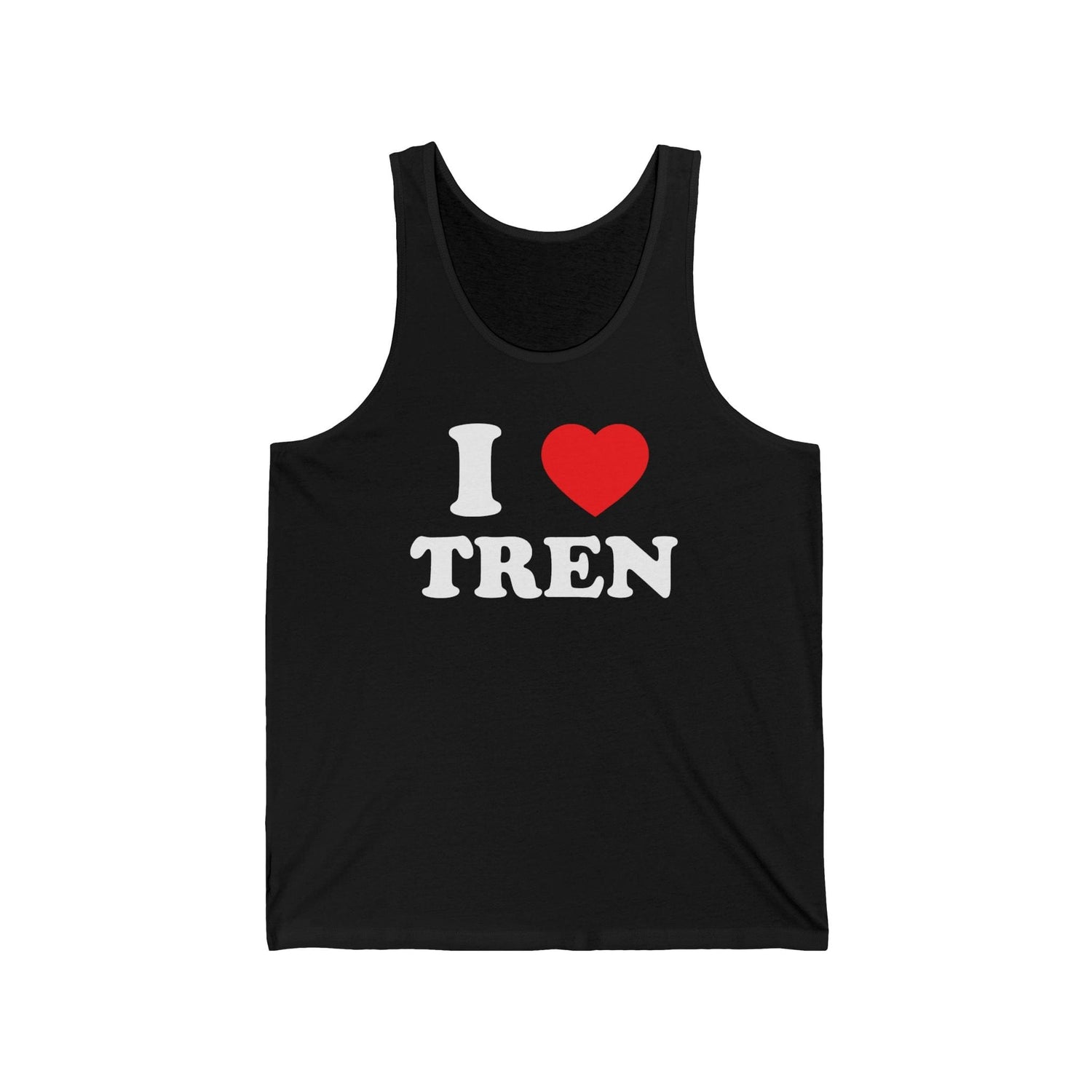 DragonMerch Tank Top XS / Black I Love Tren I Heart Tren Tank Top